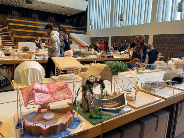 HP Arena Entwuerfe in der Ausstellungshalle
